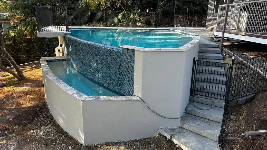 Slip-resistant outdoor patio tiling by SM Tiling Gold Coast